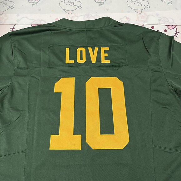 Nike NFL Green Bay Packers Green Jersey #10 LOVE L - Picture 6 of 6